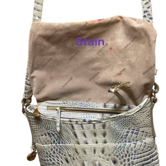 VINTAGE BRAHMIN KATIE CROSSBODY PURSE.  SEE PHOTOS, STILL IN GREAT CONDITION - Picture 3 of 7